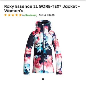 Colorful Roxy ski/snowboarding coat